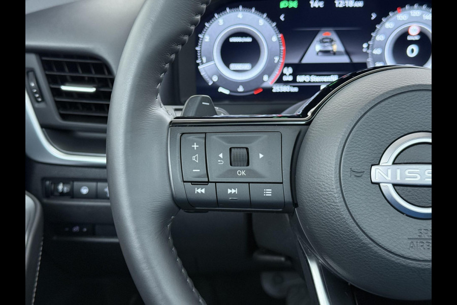 Nissan QASHQAI 1.3 MHEV Xtronic N-Connecta | FABRIEKSGARANTIE| PANO| VOORRUITVERWARMING| STOEL + STUUR VERWARMING| 360 CAMERA| DODE HOEK| HEAD-UP| ELEK. ACHTERKLEP