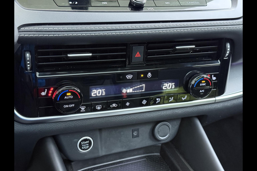 Nissan QASHQAI 1.3 MHEV Xtronic N-Connecta | FABRIEKSGARANTIE| PANO| VOORRUITVERWARMING| STOEL + STUUR VERWARMING| 360 CAMERA| DODE HOEK| HEAD-UP| ELEK. ACHTERKLEP