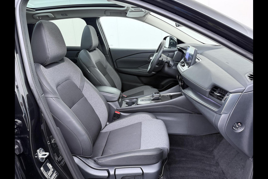 Nissan QASHQAI 1.3 MHEV Xtronic N-Connecta | FABRIEKSGARANTIE| PANO| VOORRUITVERWARMING| STOEL + STUUR VERWARMING| 360 CAMERA| DODE HOEK| HEAD-UP| ELEK. ACHTERKLEP