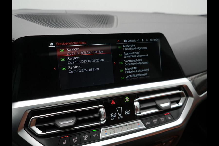 BMW 4 Serie Gran Coupé 430i M Sport 245pk Dealer O.H Sanremo Green | Panodak | Lederen Competition Stoelen Memory & Verwarmd | Adaptive Onderstel | 360 Camera | Harman & Kardon | 19" L.M | Carbon | Apple Carplay | Navigatie | Blis | Virtual | DAB |