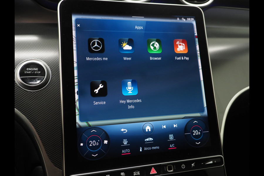 Mercedes-Benz GLC 300e 4MATIC 320PK | Camera | Trekhaak | Virtual | Sfeerverlichting | Stoelverwarming | LED | Carplay