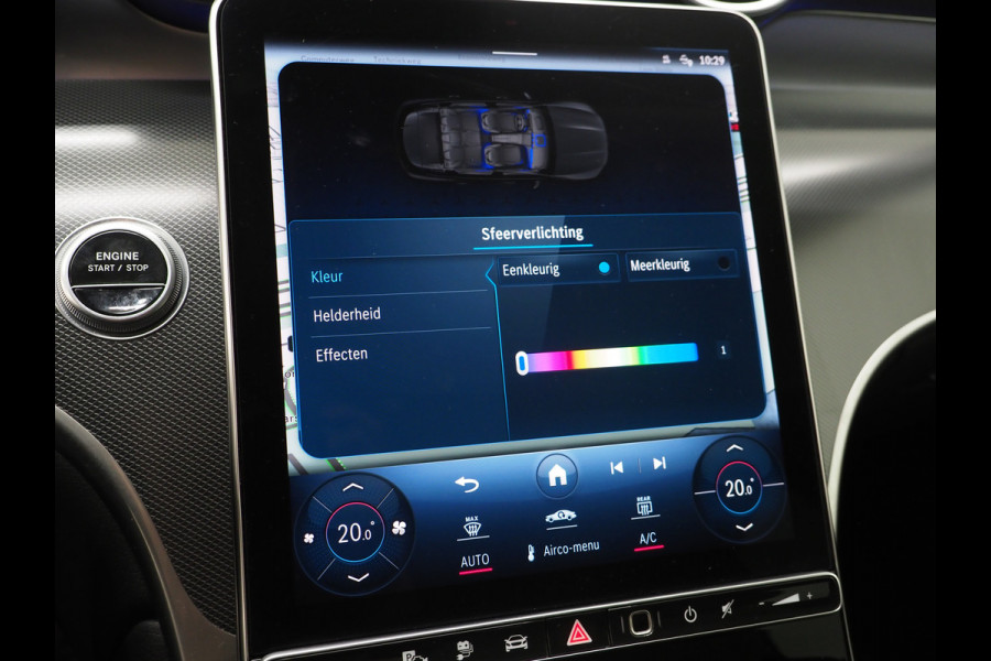 Mercedes-Benz GLC 300e 4MATIC 320PK | Camera | Trekhaak | Virtual | Sfeerverlichting | Stoelverwarming | LED | Carplay