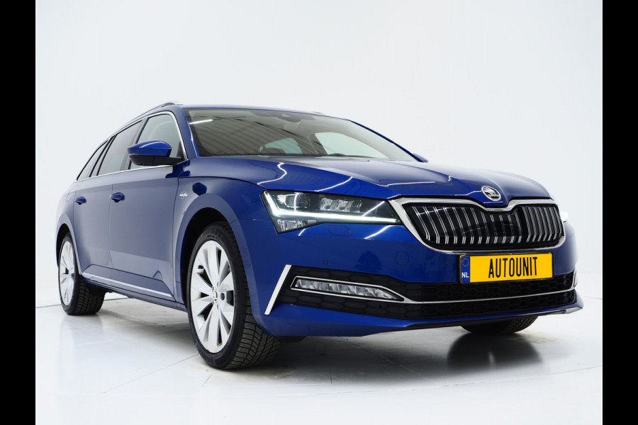 Škoda Superb Combi 1.4 TSI iV Laurin & Klement | Panoramadak | Massage | Trekhaak | Canton | Leder | 360 | Keyless | Adaptive Cruise