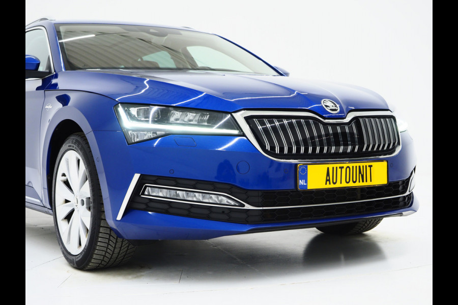 Škoda Superb Combi 1.4 TSI iV Laurin & Klement | Panoramadak | Massage | Trekhaak | Canton | Leder | 360 | Keyless | Adaptive Cruise