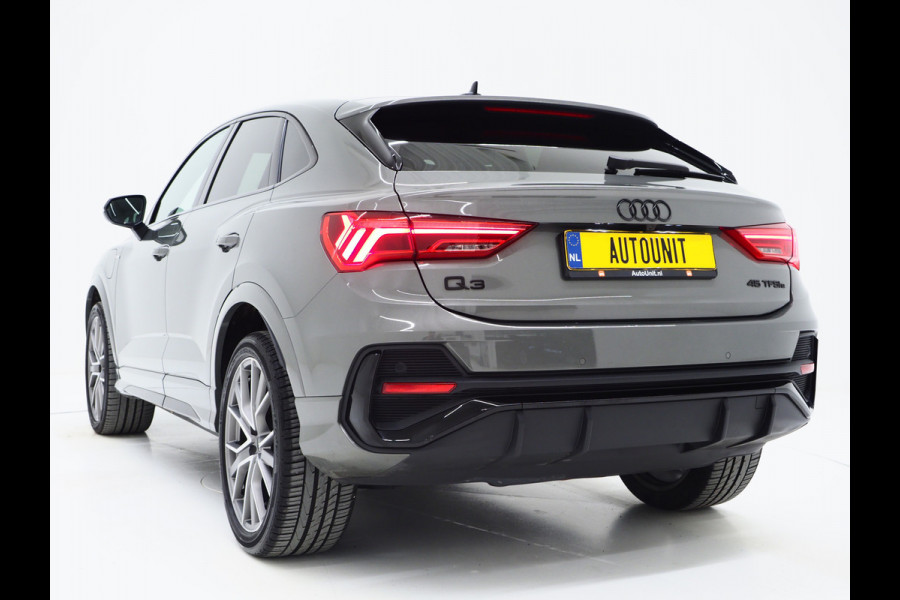 Audi Q3 Sportback 45 TFSI e S-Line Edition Black | LED | Keyless | Adaptive Cruise | Camera | Zwarte Hemel | Carplay
