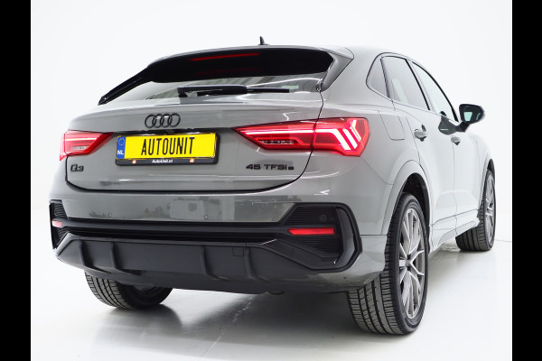 Audi Q3 Sportback 45 TFSI e S-Line Edition Black | LED | Keyless | Adaptive Cruise | Camera | Zwarte Hemel | Carplay