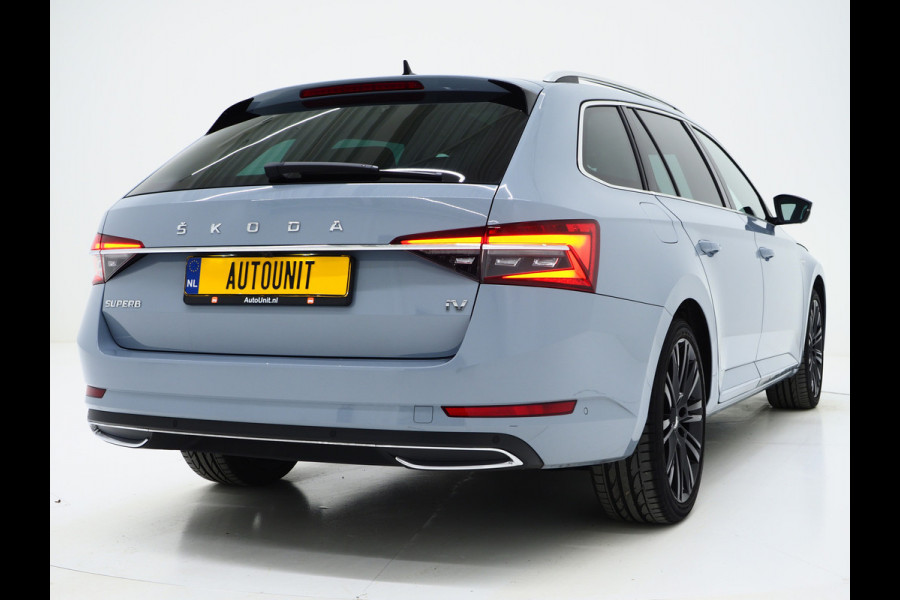 Škoda Superb Combi 1.4 TSI iV Laurin & Klement | Panoramadak | Massage | Canton | Trekhaak | 360 | Leder | Keyless | Adaptive Cruise