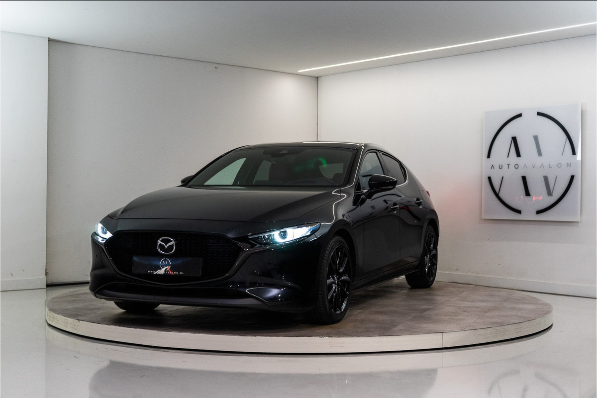 Mazda 3 2.0 e-SkyActiv-X M Hybrid 180 Luxury 187PK | NL AUTO+NAP | Bose | Leder | HUD | Elektr. Stoelen | VOL OPTIE! 12 MND Garantie