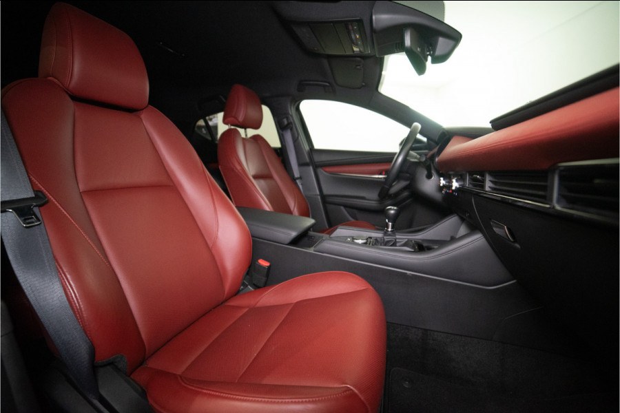 Mazda 3 2.0 e-SkyActiv-X M Hybrid 180 Luxury 187PK | NL AUTO+NAP | Bose | Leder | HUD | Elektr. Stoelen | VOL OPTIE! 12 MND Garantie