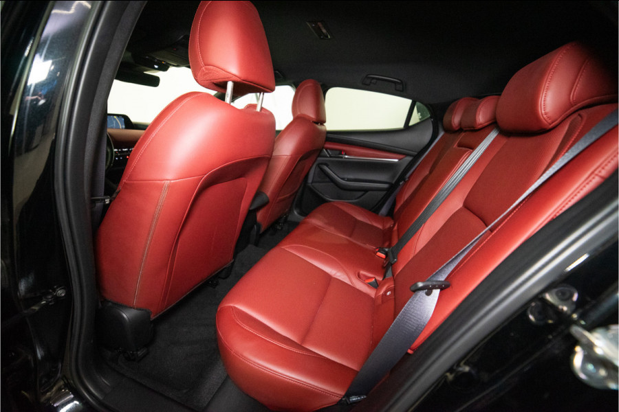 Mazda 3 2.0 e-SkyActiv-X M Hybrid 180 Luxury 187PK | NL AUTO+NAP | Bose | Leder | HUD | Elektr. Stoelen | VOL OPTIE! 12 MND Garantie