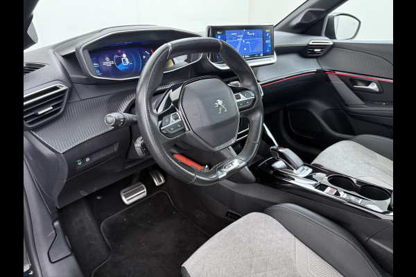 Peugeot e-208 EV GT-line 350 50kWh Pano-dak 360°Camera Leder/Alcantara Adaptive-Cruise Apple Carplay Android Auto Navi Ecc Pdc-a+v SOH 89% Stoelverwarming Led Lmv 17" Regen-Lichtsensor Privacy Glas Keyless DAB+ 1e Eigenaar Origineel Nederlandse Auto Dealeronderhouden Bomvol € 40.000 nieuw!