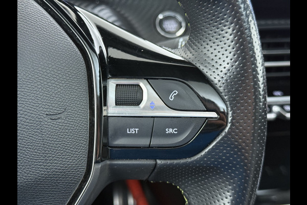 Peugeot e-208 EV GT-line 350 50kWh Pano-dak 360°Camera Leder/Alcantara Adaptive-Cruise Apple Carplay Android Auto Navi Ecc Pdc-a+v SOH 89% Stoelverwarming Led Lmv 17" Regen-Lichtsensor Privacy Glas Keyless DAB+ 1e Eigenaar Origineel Nederlandse Auto Dealeronderhouden Bomvol € 40.000 nieuw!