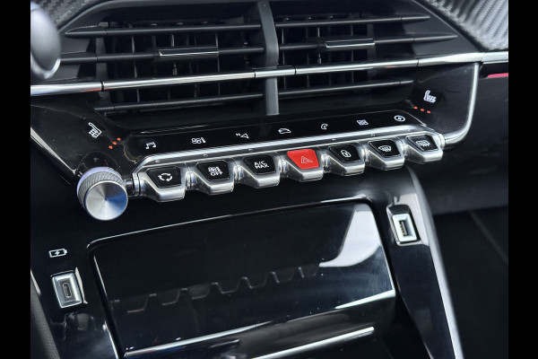 Peugeot e-208 EV GT-line 350 50kWh Pano-dak 360°Camera Leder/Alcantara Adaptive-Cruise Apple Carplay Android Auto Navi Ecc Pdc-a+v SOH 89% Stoelverwarming Led Lmv 17" Regen-Lichtsensor Privacy Glas Keyless DAB+ 1e Eigenaar Origineel Nederlandse Auto Dealeronderhouden Bomvol € 40.000 nieuw!