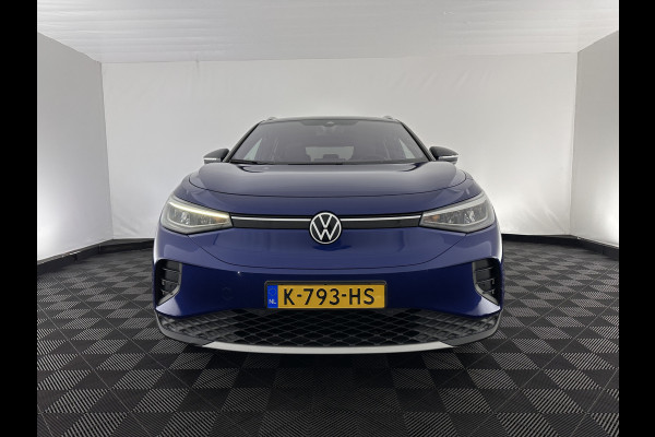 Volkswagen ID.4 First 77 kWh [ 3-Fase ] {SOH-83%} (INCL.BTW) *LEATHER-MICROFIBRE | FULL-LED | ADAPTIVE-CRUISE | HEATED-COMFORTSEATS | DIGI-COCKPIT | AMBIENT-LIGHT | NAVI-FULLMAP | PDC | TOWBAR | PRIVACY-GLASS | CAMERA | 20''ALU*