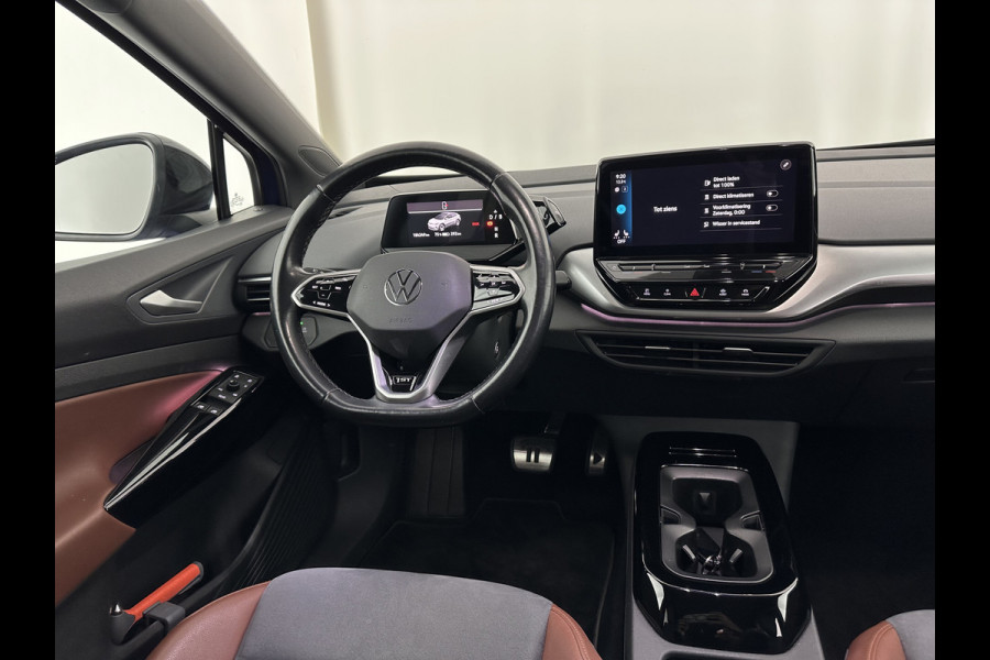 Volkswagen ID.4 First 77 kWh [ 3-Fase ] {SOH-83%} (INCL.BTW) *LEATHER-MICROFIBRE | FULL-LED | ADAPTIVE-CRUISE | HEATED-COMFORTSEATS | DIGI-COCKPIT | AMBIENT-LIGHT | NAVI-FULLMAP | PDC | TOWBAR | PRIVACY-GLASS | CAMERA | 20''ALU*