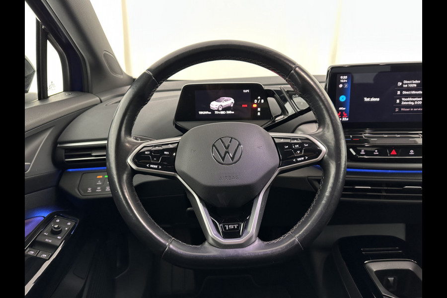 Volkswagen ID.4 First 77 kWh [ 3-Fase ] {SOH-83%} (INCL.BTW) *LEATHER-MICROFIBRE | FULL-LED | ADAPTIVE-CRUISE | HEATED-COMFORTSEATS | DIGI-COCKPIT | AMBIENT-LIGHT | NAVI-FULLMAP | PDC | TOWBAR | PRIVACY-GLASS | CAMERA | 20''ALU*