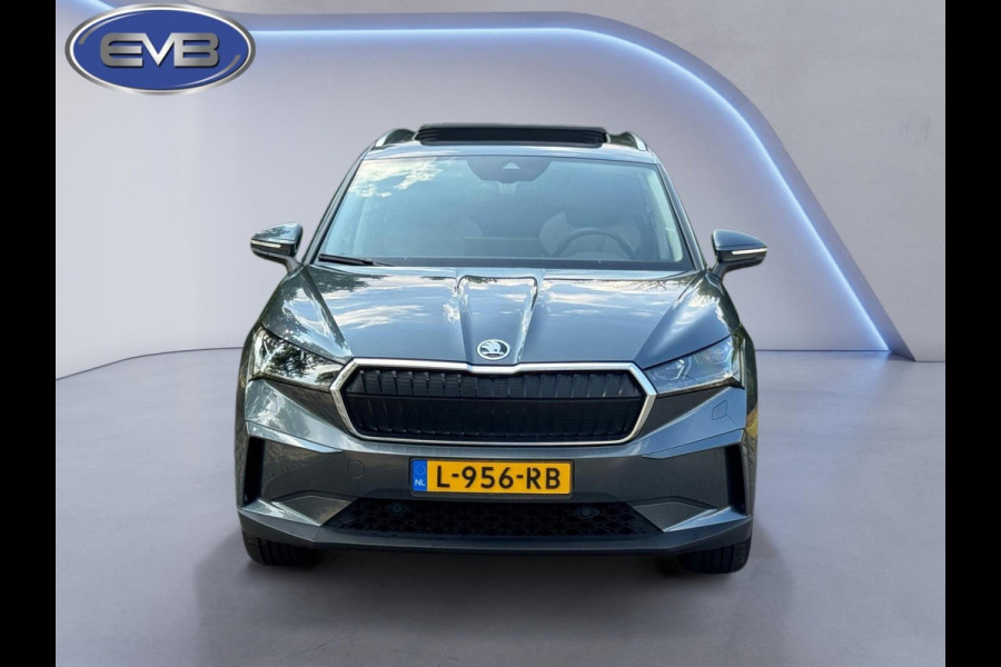 Škoda ENYAQ iV 80, panoramadak, achteruitrijcamera, stoel-stuurverwarming, 1/2 leder, vele opties,, eerste eigenaar