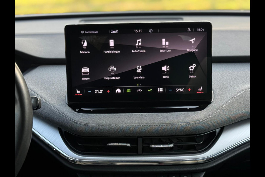 Škoda ENYAQ iV 80, panoramadak, achteruitrijcamera, stoel-stuurverwarming, 1/2 leder, vele opties,, eerste eigenaar