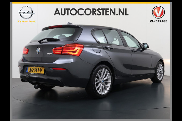 BMW 1-serie 118i AUT-8 Sport Navi Ecc Trekhaak Pdc Sportstoelen Corporate Edition Lmv 17" Regen-Lichtsensor Isofix Bluetooth Origineel Nederlandse Auto Zeer nette BMW 118I