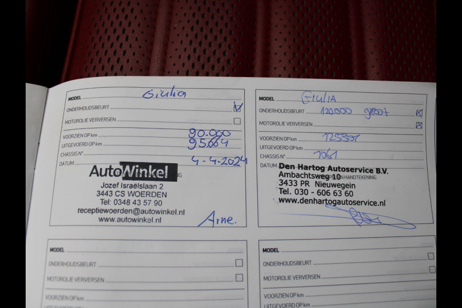 Alfa Romeo Giulia 2.0T Super | 320 PK | RAGAZZON EINDDEMPER | LEDEREN BEKLEDING | AFNEEMBARE TREKHAAK |