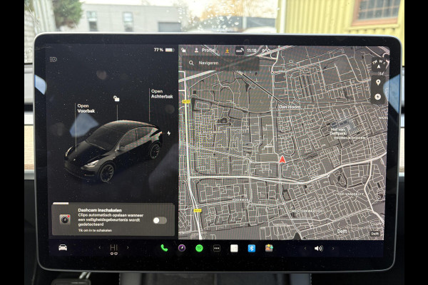Tesla Model Y Long Range AWD 75 kWh SOH 84% | Navigatie | Leder | Stoelverwarming | FSD systeem AutoPilot