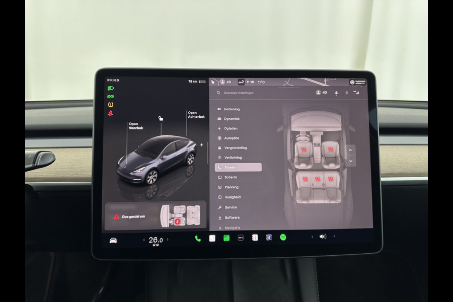 Tesla Model Y Long Range AWD 75 kWh [ 3-Fase-11kW ] {SOH-87%} (INCL-BTW) Aut. *PANO | AUTO-PILOT | LEATHER | NAVI-FULLMAP | MATRIX-LED | KEYLESS | CAMERA | DAB+ | HEATED-COMFORTSEATS | PRIVACY-GLASS | TOPVIEW |  19''ALU*