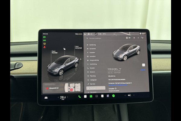 Tesla Model Y Long Range AWD 75 kWh [ 3-Fase-11kW ] {SOH-87%} (INCL-BTW) Aut. *PANO | AUTO-PILOT | LEATHER | NAVI-FULLMAP | MATRIX-LED | KEYLESS | CAMERA | DAB+ | HEATED-COMFORTSEATS | PRIVACY-GLASS | TOPVIEW |  19''ALU*