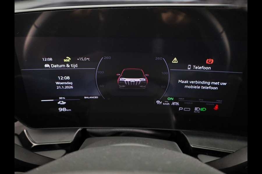 Audi Q6 e-tron Advanced edition 83Kwh 252 pk SUV | Tech pakket plus | Glazen panoramadak | Sportstoelen | Frunk |