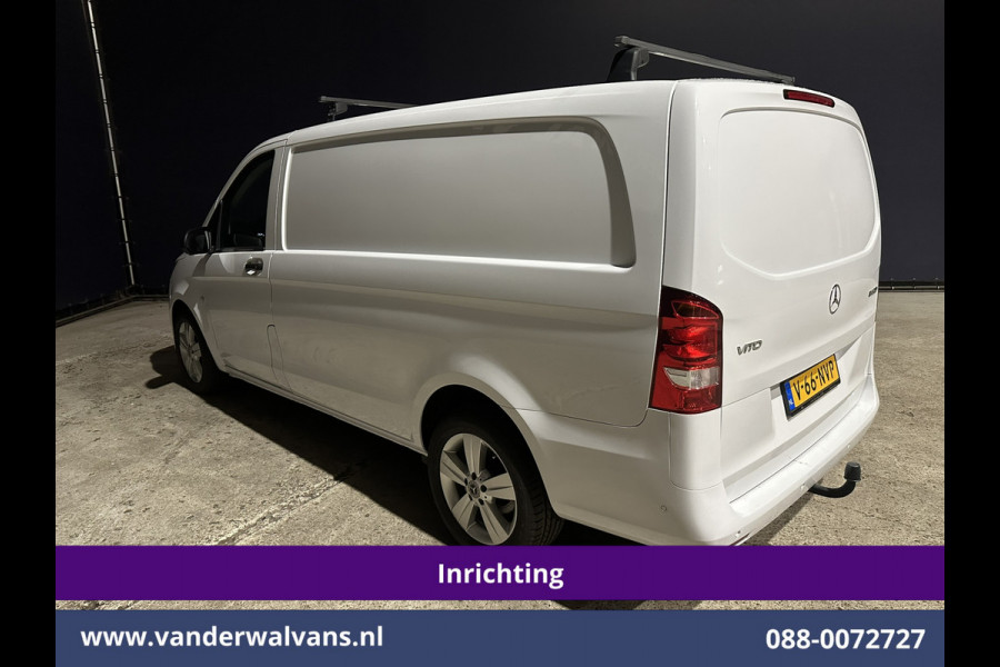 Mercedes-Benz Vito 114 CDI 136pk L2H1 Inrichting Euro6 Airco | Camera | LM velgen | Cruisecontrol | Trekhaak | Stoelverwarming Dakdragers, Parkeersensoren, Bijrijdersbank, Achterklep