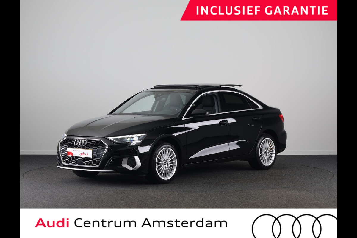 Audi A3 Limousine 35 TFSI Advanced edition 150 pk S-tronic | Verlengde garantie | Navigatie | Panoramadak | Parkeersensoren achter | Achteruitrijcamera | Stoelverwarming |