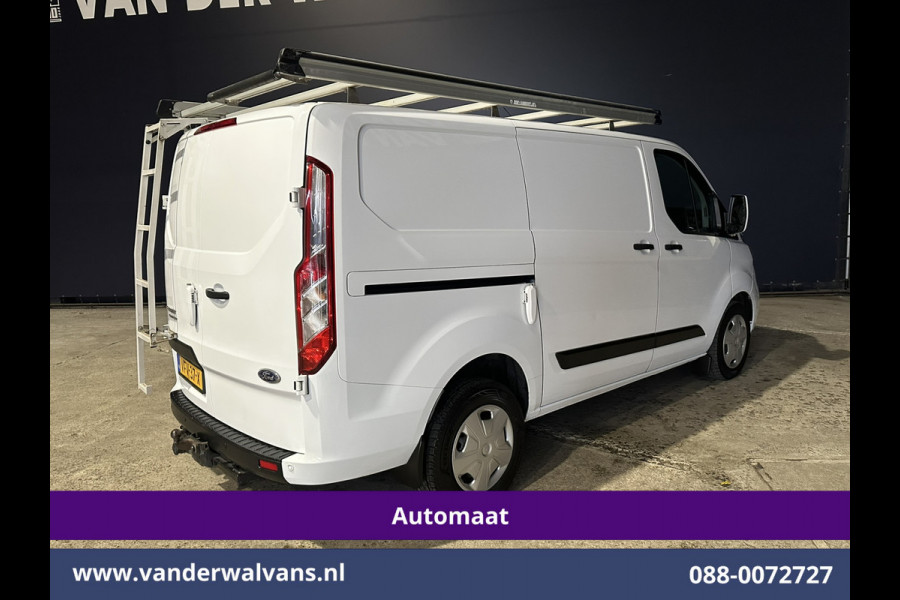 Ford Transit Custom 2.0 TDCI 130pk Automaat L1H1 Euro6 Airco | Navigatie | 2x Zijdeur | Imperiaal | Apple Carplay | LED Cruisecontrol, Android Auto, Stoelverwarming, Trekhaak, Parkeersensoren