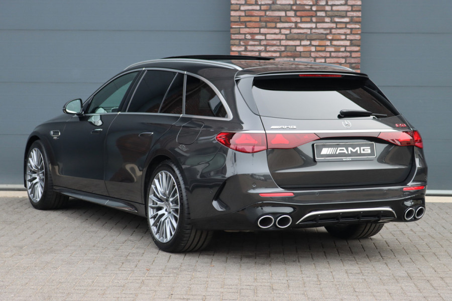 Mercedes-Benz E-Klasse Estate AMG 53 4MATIC+ Premium+ | Hyperscreen | Achterasbesturing | Distronic | Zonweringspakket | Trekhaak | Verwarmd Stuurwiel | HUD | Burmester | 3D-Display |