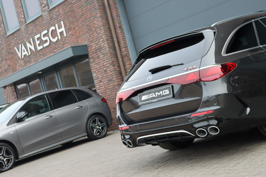 Mercedes-Benz E-Klasse Estate AMG 53 4MATIC+ Premium+ | Hyperscreen | Achterasbesturing | Distronic | Zonweringspakket | Trekhaak | Verwarmd Stuurwiel | HUD | Burmester | 3D-Display |