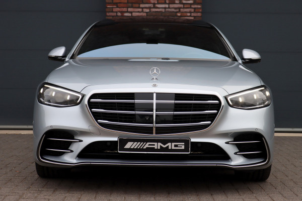Mercedes-Benz S-Klasse 580 e 4MATIC Lang AMG Line | Airmatic | Achterasbesturing | Premium Entertainment Achter | HUD | Distronic+ | Burmester | Exclusief Nappa Leder | 3D-Display | Vlakkenverwarming | Zonweringspakket |