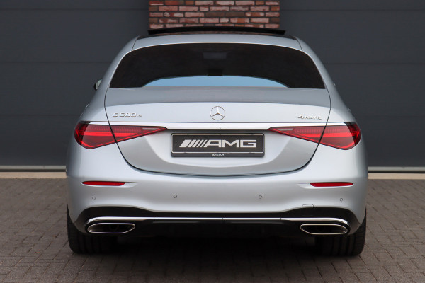 Mercedes-Benz S-Klasse 580 e 4MATIC Lang AMG Line | Airmatic | Achterasbesturing | Premium Entertainment Achter | HUD | Distronic+ | Burmester | Exclusief Nappa Leder | 3D-Display | Vlakkenverwarming | Zonweringspakket |