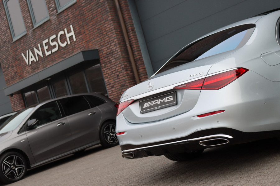 Mercedes-Benz S-Klasse 580 e 4MATIC Lang AMG Line | Airmatic | Achterasbesturing | Premium Entertainment Achter | HUD | Distronic+ | Burmester | Exclusief Nappa Leder | 3D-Display | Vlakkenverwarming | Zonweringspakket |