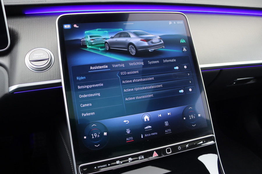 Mercedes-Benz S-Klasse 580 e 4MATIC Lang AMG Line | Airmatic | Achterasbesturing | Premium Entertainment Achter | HUD | Distronic+ | Burmester | Exclusief Nappa Leder | 3D-Display | Vlakkenverwarming | Zonweringspakket |