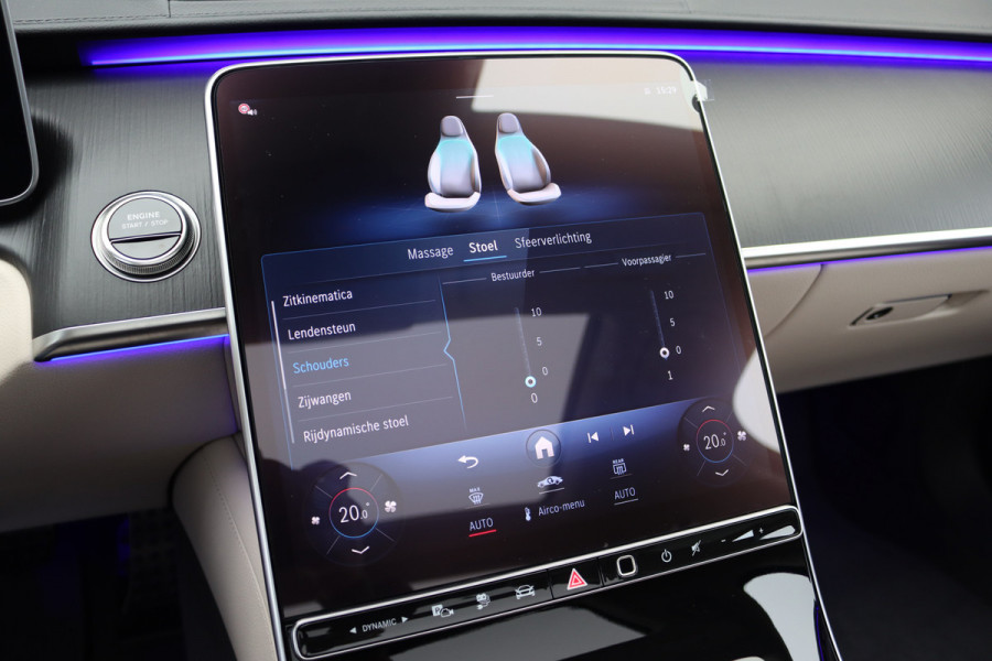 Mercedes-Benz S-Klasse 580 e 4MATIC Lang AMG Line | Airmatic | Achterasbesturing | Distronic+ | Chauffeurspakket | Zonweringpakket | Massage | Stoelventilatie | MBUX Tablet | Vlakkenverwarming | Soft-Close |