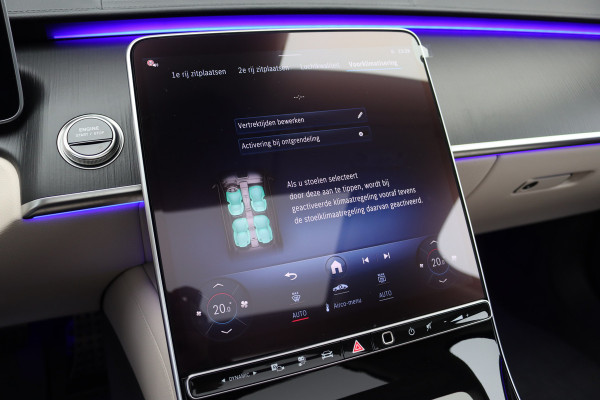 Mercedes-Benz S-Klasse 580 e 4MATIC Lang AMG Line | Airmatic | Achterasbesturing | Distronic+ | Chauffeurspakket | Zonweringpakket | Massage | Stoelventilatie | MBUX Tablet | Vlakkenverwarming | Soft-Close |