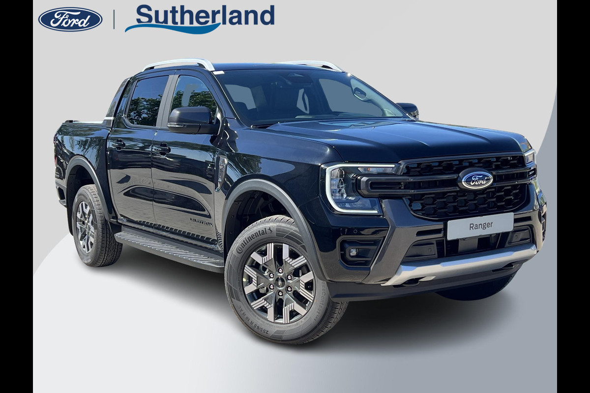 Ford Ranger 2.3 PHEV Wildtrak Double Cab 281pk |  5 persoons! | Technology Pack Plus Trailer | Cargo Area Pack | Power Rollertop | Prijs excl. BTW incl. BPM | laadkabel mode 3 16A