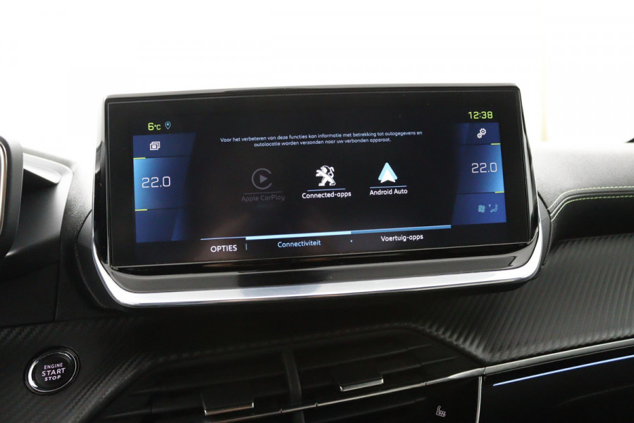 Peugeot e-208 EV GT 350 50 kWh*3FASE*CRUISE*ECC*CARPLAY*CAM*