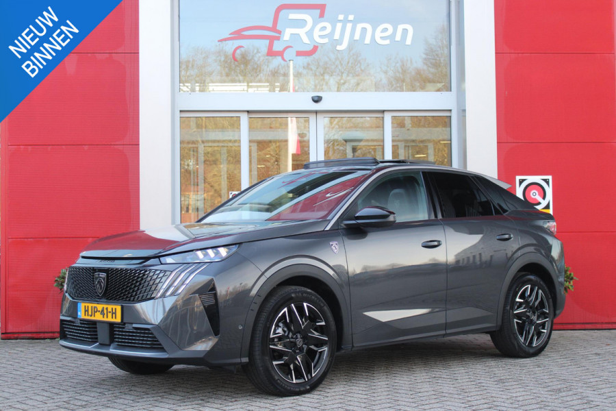 Peugeot 3008 1.2 Hybrid 145PK GT | PANORAMISCH SCHUIF / KANTELDAK | ELEKTRISCH BEDIENBARE ACHTERKLEP | AFNEEMBARE TREKHAAK | NAVIGATIE | FOCAL PREMIUM AUDIO SYSTEEM | DRAADLOZE APPLE CARPLAY/ANDROID AUTO | DRAADLOOS LADEN  | SFEER VERLICHTING | ACHTERUITRIJ CAMERA | PARKEERSENSOREN VOOR EN ACHTER | FULL LED KOPLAMPEN | KEYLESS ENTRY/START | ADAPTIVE CRUISE CONTROL | STOEL/STUUR VERWARMING | LICHTMETALEN VELGEN 19" | DODEHOEK DETECTIE |