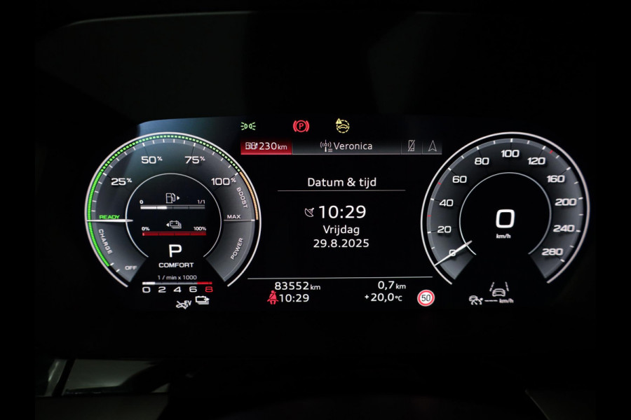 Audi A3 Sportback 45 TFSI e S edition 245 pk | SOH 94% | S-tronic | Navigatie | Parkeersensoren (Park assist) | Adaptieve cruise control | Matrix LED koplampen | S-Line |