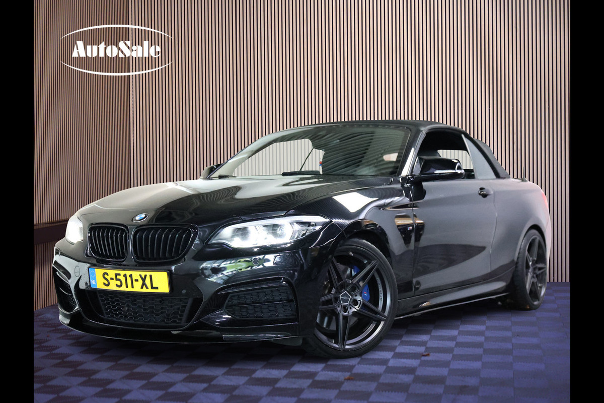 BMW 2 Serie Cabrio M240i H&K NAVI PDC LEDER REMUS '18
