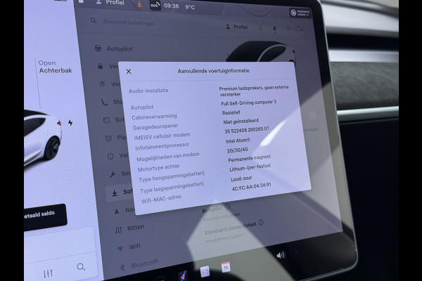 Tesla Model 3 RWD SR plus 325PK Lmv 18" AutoPilot FSD Leder Panoramadak Adaptive-Cruise Camera's Elektr.-Stuur+Stoelen+Spiegels+Geheugen+Easy- Navi LED Comfortstoelen ACC DAB Voorverwarmen interieur via App Keyless One-Pedal-Drive Origineel Nederlandse auto tot 11kw laden thuis!