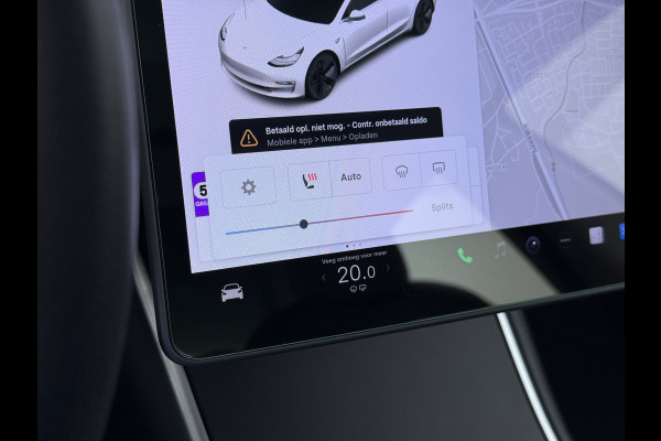Tesla Model 3 RWD SR plus 325PK Lmv 18" AutoPilot FSD Leder Panoramadak Adaptive-Cruise Camera's Elektr.-Stuur+Stoelen+Spiegels+Geheugen+Easy- Navi LED Comfortstoelen ACC DAB Voorverwarmen interieur via App Keyless One-Pedal-Drive Origineel Nederlandse auto tot 11kw laden thuis!