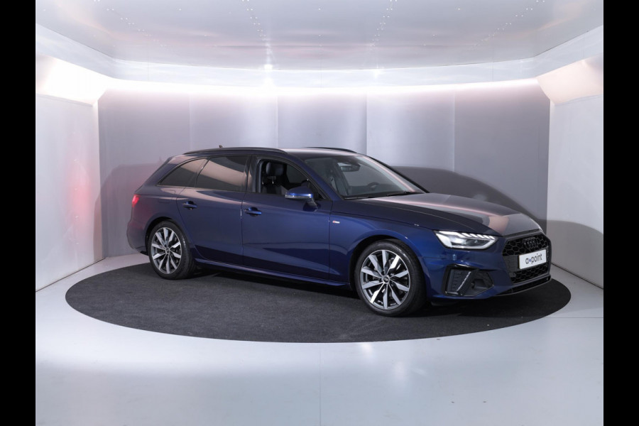 Audi A4 Avant 35 TFSI S edition Competition 150 pk S-tronic| Private lease vanaf €760,- pm | Verlengde garantie | Navigatie | Parkeersensoren | Autom. airco (3 zones) | Stoelverwarming | S-Line |