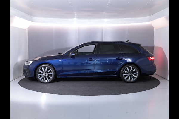 Audi A4 Avant 35 TFSI S edition Competition 150 pk S-tronic| Private lease vanaf €760,- pm | Verlengde garantie | Navigatie | Parkeersensoren | Autom. airco (3 zones) | Stoelverwarming | S-Line |