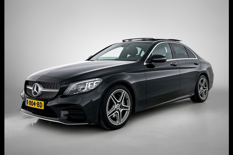 Mercedes-Benz C-Klasse 200 Business Solution AMG Lichtmetalen velgen | Navigatie | Trekhaak | Parking support met camera achter | Inclusief 24 maanden MB Certified garantie voor Europa.