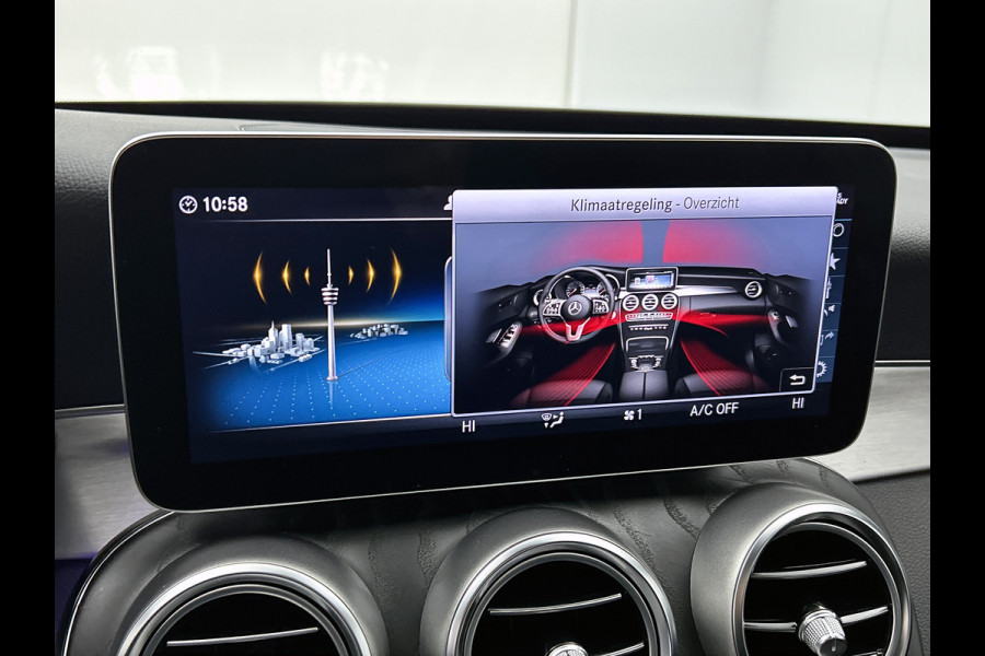 Mercedes-Benz C-Klasse 200 Business Solution AMG Lichtmetalen velgen | Navigatie | Trekhaak | Parking support met camera achter | Inclusief 24 maanden MB Certified garantie voor Europa.